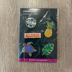 New Starbucks Hawaii collection limited edition pins! Set of 5